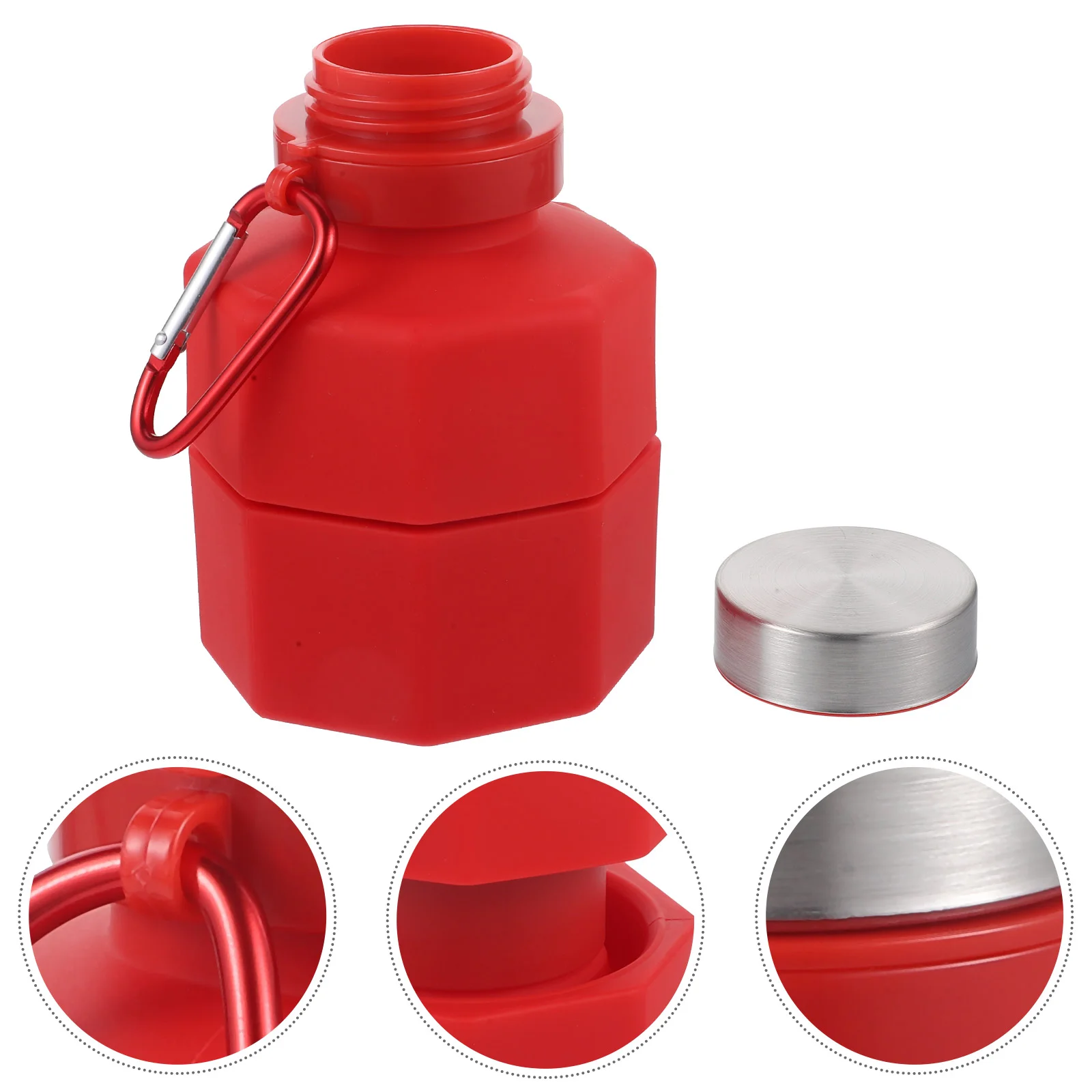 Sports Water Bottle Camping Kettle Outdoor Running Dumbbell Shape Fold Holder Mug Fitness Stainless Steel Portable Drinking
Sports Water Bottle Camping Kettle Outdoor Running Dumbbell Shape Fold Holder Mug Fitness Stainless Steel Portable Drinking