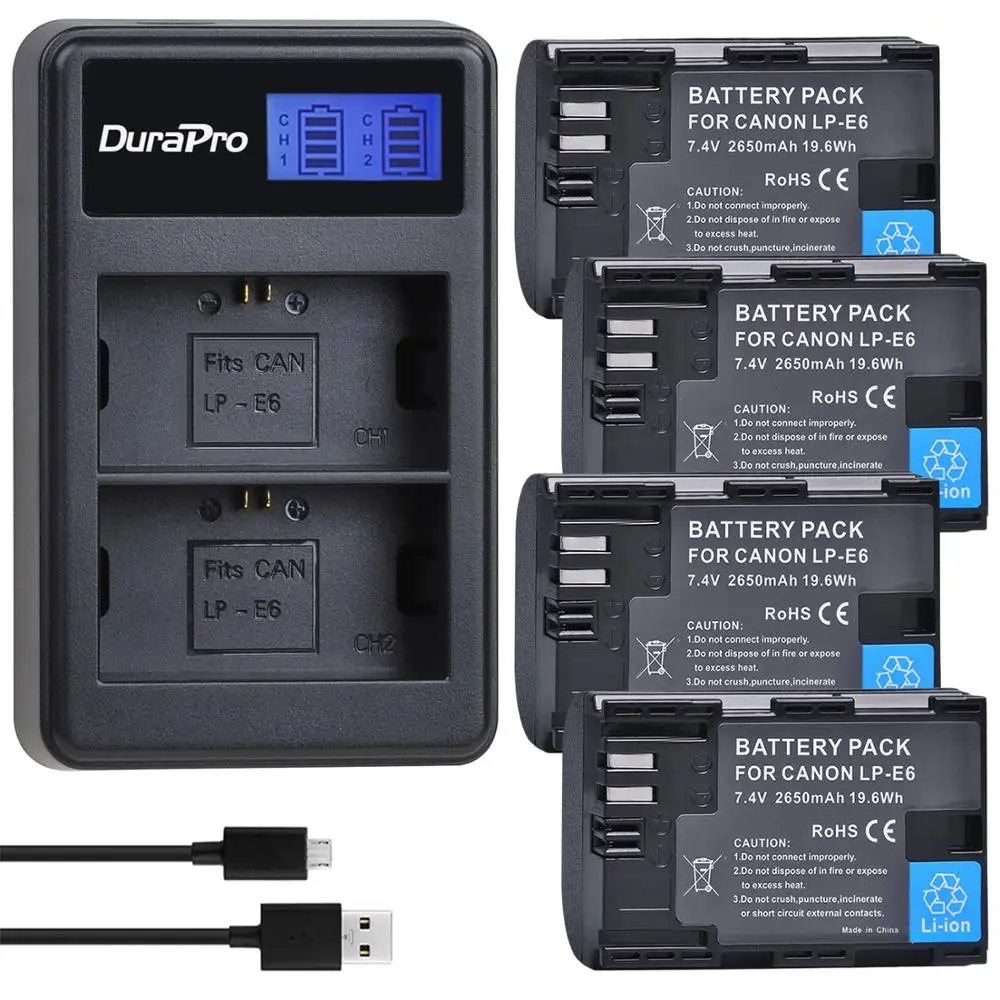 2650mAh LP E6 LPE6 Bateria LP-E6 E6N батарея + двойное зарядное устройство для Canon EOS 5DS R 5D Mark II 5D Mark III 6D 7D 70D 80D камера
2650mAh LP E6 LPE6 Bateria LP-E6 E6N батарея + двойное зарядное устройство для Canon EOS 5DS R 5D Mark II 5D Mark III 6D 7D 70D 80D камера