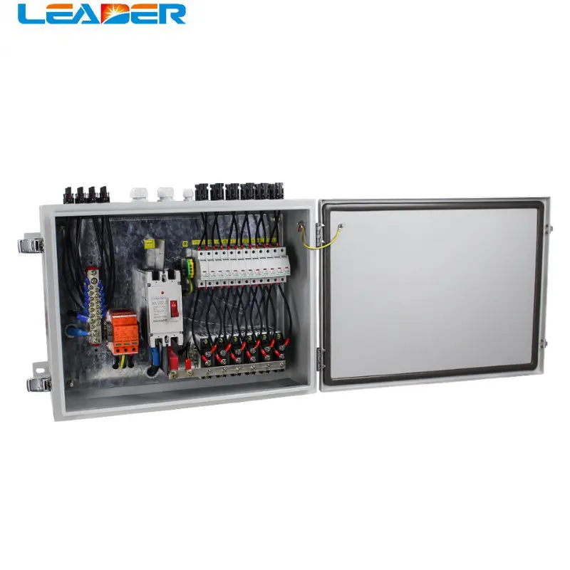 LEADER SOLAR 12 String Input To 1 String Output for Off Grid Solar Energy System Photovoltaic Array Solar PV Combiner Box
LEADER SOLAR 12 String Input To 1 String Output for Off Grid Solar Energy System Photovoltaic Array Solar PV Combiner Box