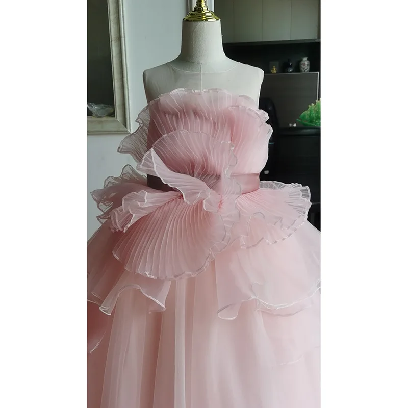 2023 Flower Girl Dress with Trailing Children Dresses for Wedding Party Formal Ball Gown Kids Long Evening Bridesmade Prom Robe
2023 Flower Girl Dress with Trailing Children Dresses for Wedding Party Formal Ball Gown Kids Long Evening Bridesmade Prom Robe