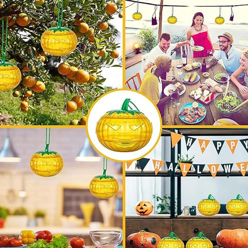 Ловушка для мух/мух для улицы, ловушка для мух, ловушка для мух, Нетоксичная многоразовая ловушка для мух, в форме тыквы, легкая установка 
Ловушка для мух/мух для улицы, ловушка для мух, ловушка для мух, Нетоксичная многоразовая ловушка для мух, в форме тыквы, легкая установка