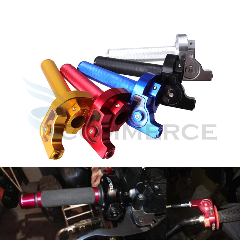 Motorcycle Universal 7/8'' Handlebar CNC Aluminum Throttle Grip Quick Twister For Honda CRF50 70 IRBIS Kawasaki Dirt Pit Bike
Motorcycle Universal 7/8'' Handlebar CNC Aluminum Throttle Grip Quick Twister For Honda CRF50 70 IRBIS Kawasaki Dirt Pit Bike