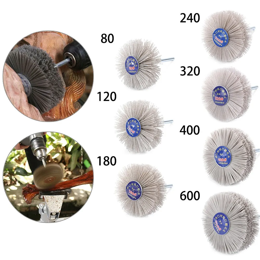 

Шлифовальный круг 80 мм, нейлоновая полировальная абразивная роторная древесина, зернистость 80-600 для сухой и влажной шлифовки мебели, шлифовальный круг