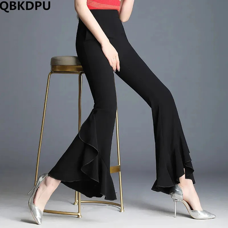 Women Design Irregular Thin Ankle-Length Flare Pants Summer Streetwear Chiffon Slim Pantalones Korean Fashion Casual Trousers
Women Design Irregular Thin Ankle-Length Flare Pants Summer Streetwear Chiffon Slim Pantalones Korean Fashion Casual Trousers