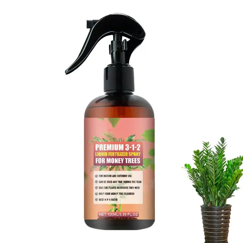 

100ml Liquid Spray For Money Tree Organic Liquid Plant Food Nutrients For Vital Health Multi Indoor Plant Fertilizer Liquid