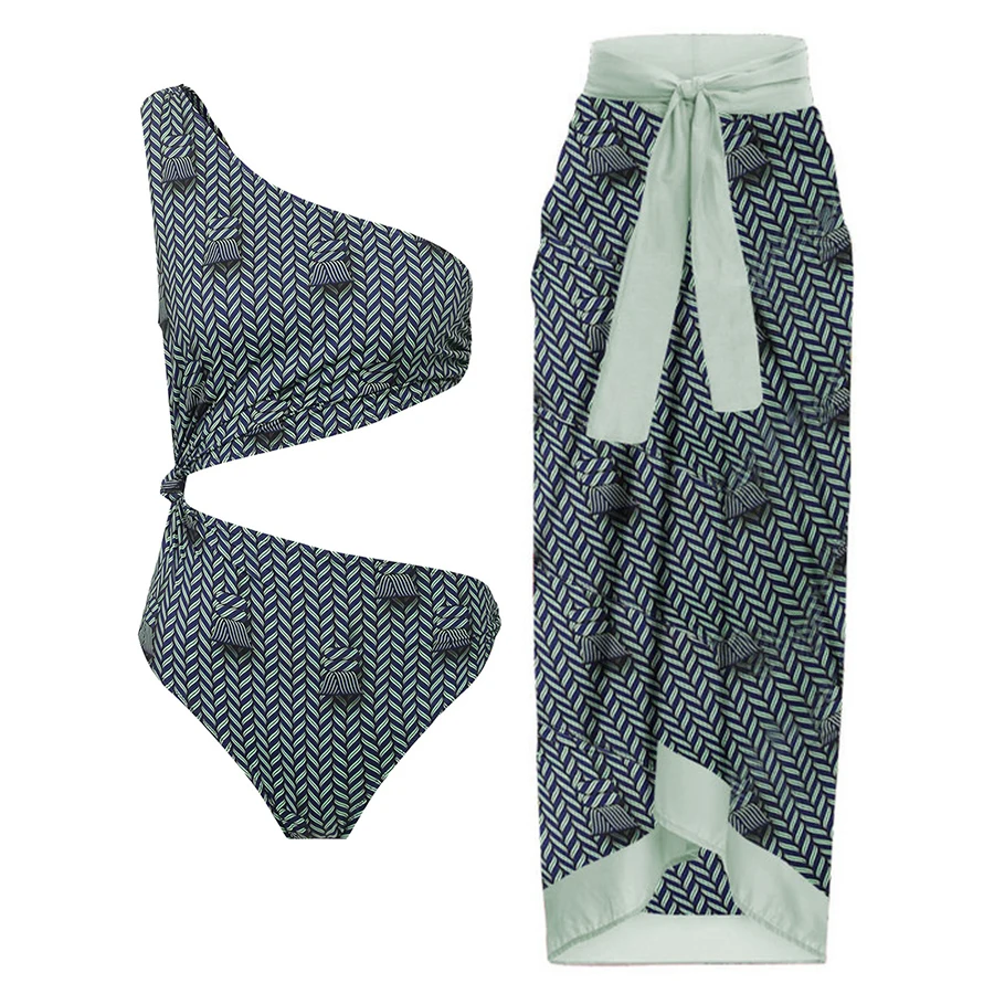 One Shoulder Classic Timeless Plaid Detail One Piece Swimsuit Women's Elegant Bikini and Skirt Summer Swimmer Vacation Beachwear
One Shoulder Classic Timeless Plaid Detail One Piece Swimsuit Women's Elegant Bikini and Skirt Summer Swimmer Vacation Beachwear