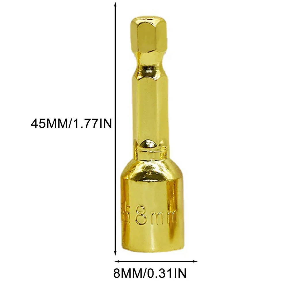 2pcs 8mm Hex Socket Adapter Magnetic Nut Electric Screwdriver Pneumatic Drill Socket Bit Hand Drill Shank Driver Adapter Hexagon
2pcs 8mm Hex Socket Adapter Magnetic Nut Electric Screwdriver Pneumatic Drill Socket Bit Hand Drill Shank Driver Adapter Hexagon