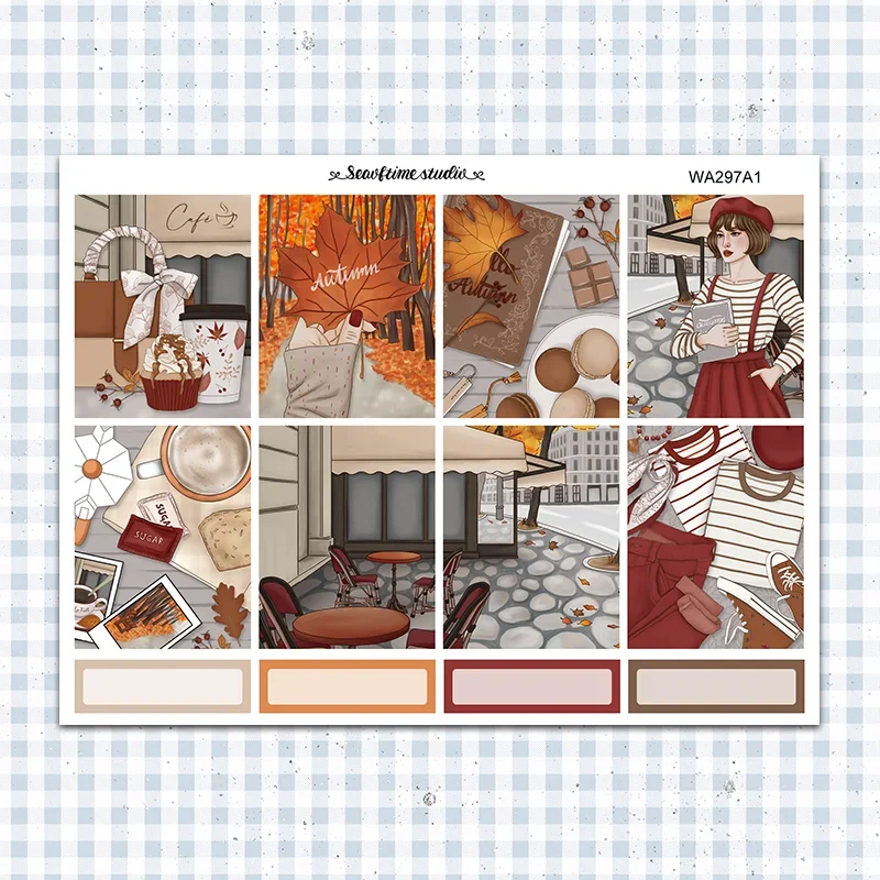 Corner Cafe Daily Weekly Plan label is Suitable For ERIN CONDREN HP European American Style Decorative Sticker DIY Planner
Corner Cafe Daily Weekly Plan label is Suitable For ERIN CONDREN HP European American Style Decorative Sticker DIY Planner