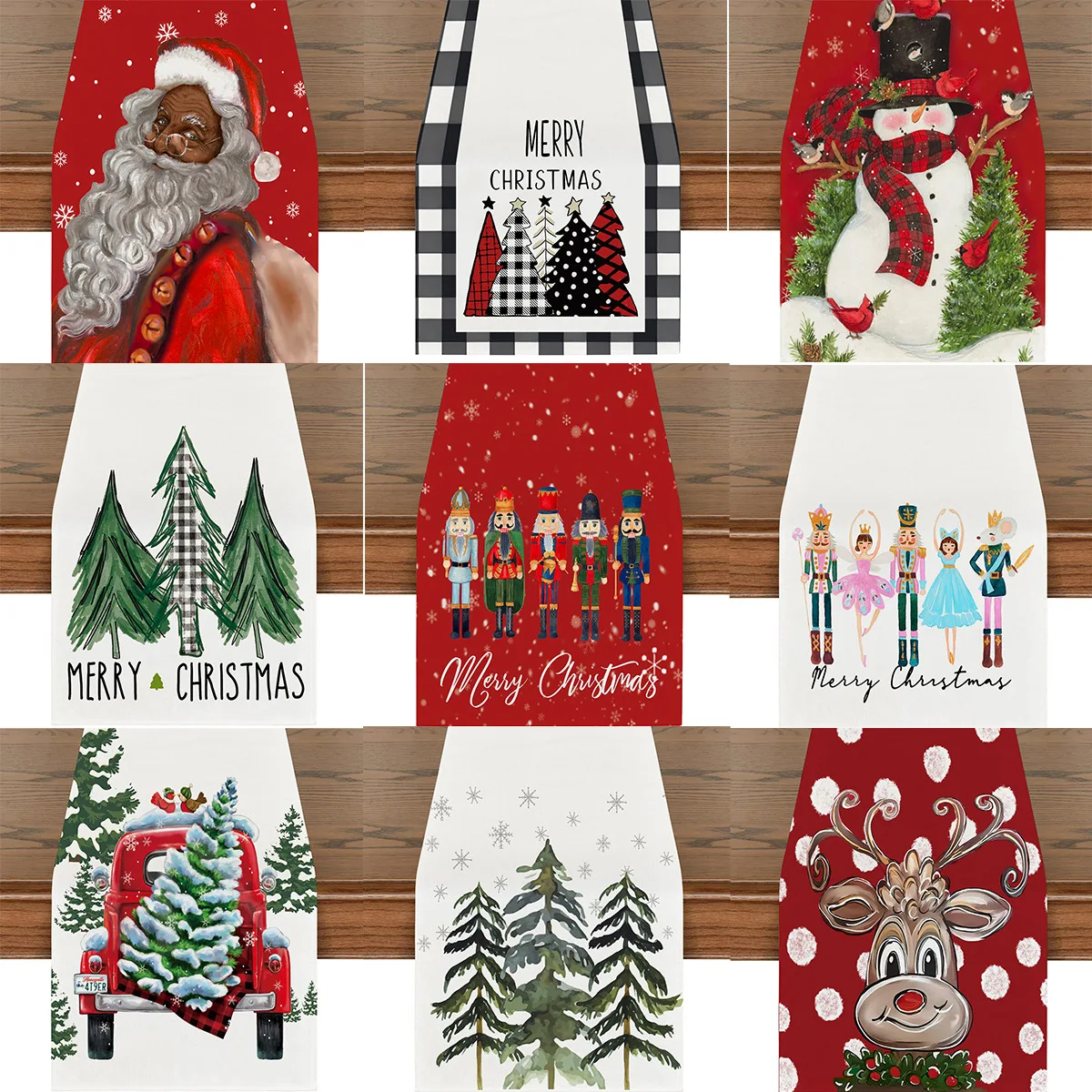 Christmas Snowflake Texture Linen Table Runners Wedding Decoration Washable Holiday Party Dining Table Runner Table Decoration
Christmas Snowflake Texture Linen Table Runners Wedding Decoration Washable Holiday Party Dining Table Runner Table Decoration