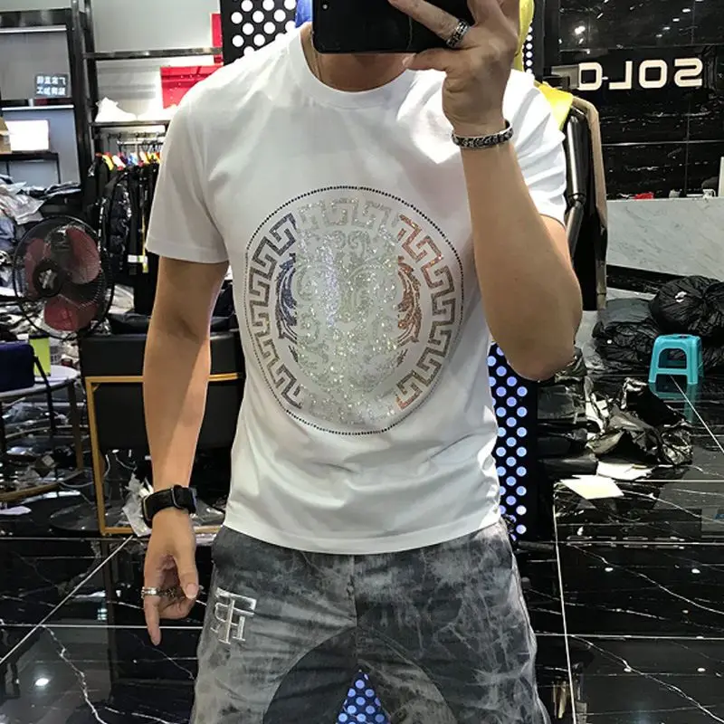 Elegant Fashion Harajuku Slim Fit Male Clothes Loose Casual Sport All Match Tshirts O Neck Korean Version Short Sleeve T-shirts
Elegant Fashion Harajuku Slim Fit Male Clothes Loose Casual Sport All Match Tshirts O Neck Korean Version Short Sleeve T-shirts