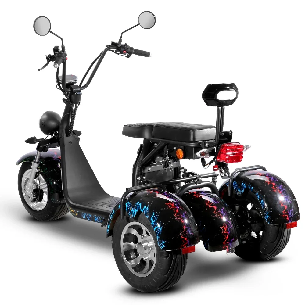 EEC/COC Certificated Electric Tricycles 2000W Double Seat 3 Wheel Electric Scooters with Removable Lithium Battery7
EEC/COC Certificated Electric Tricycles 2000W Double Seat 3 Wheel Electric Scooters with Removable Lithium Battery7
