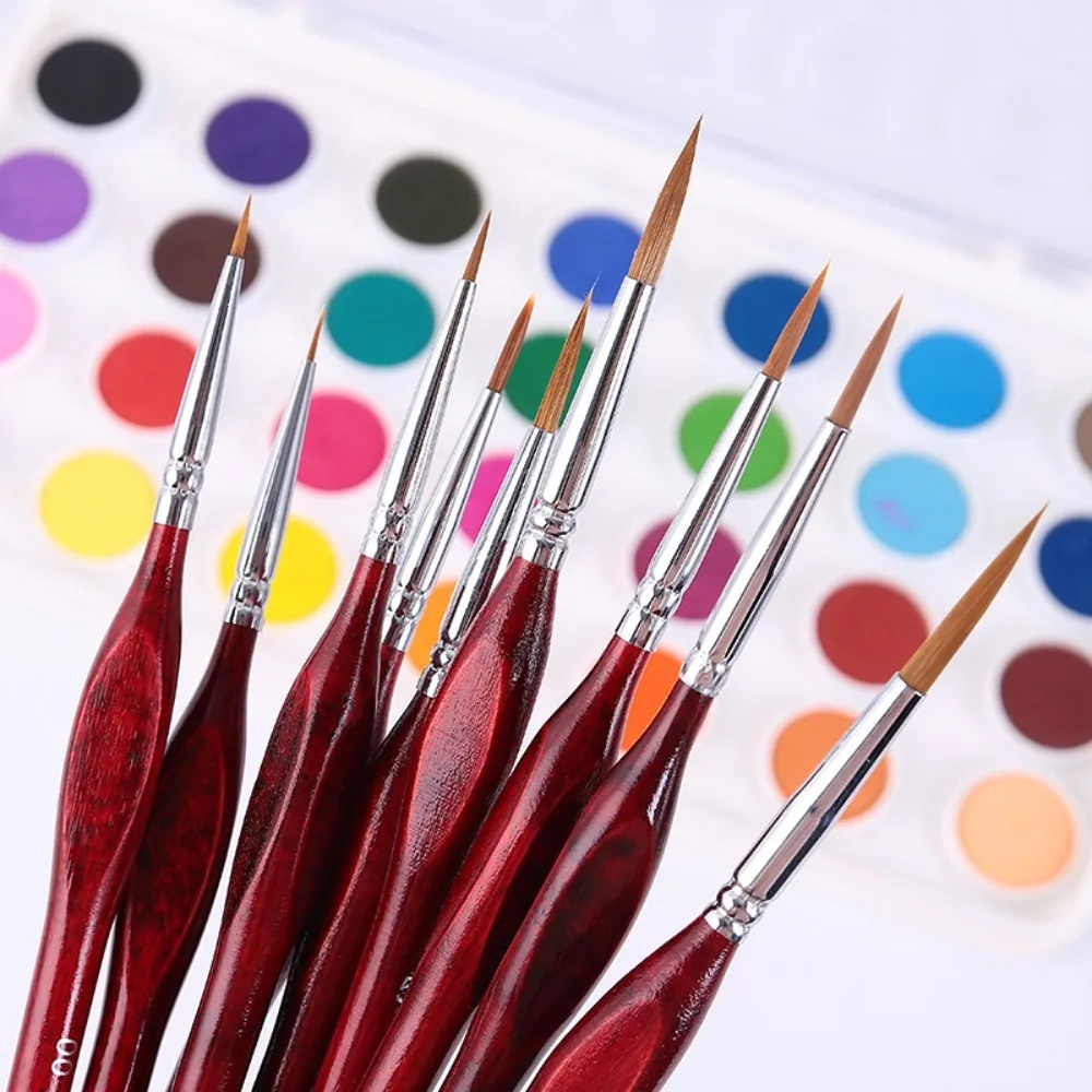 6Pcs Hot Sale Oil Painting Crafts Art DIY Extra Fine Brushes Set Detail Paint Miniatures Model
6Pcs Hot Sale Oil Painting Crafts Art DIY Extra Fine Brushes Set Detail Paint Miniatures Model