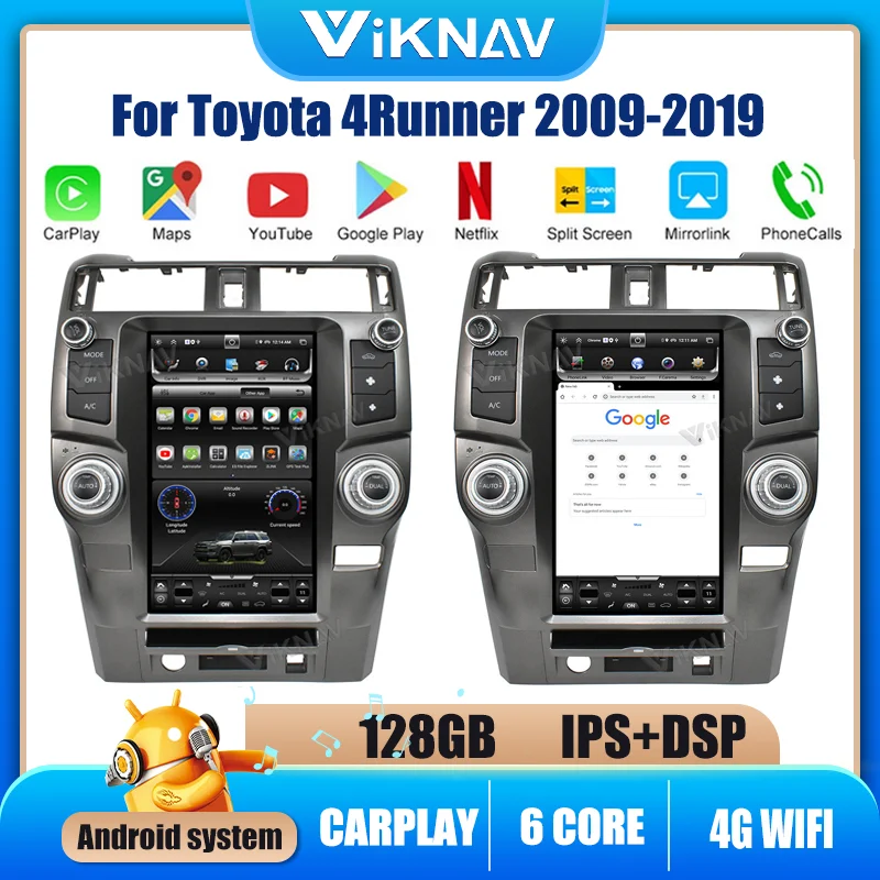10.25 Inch PX6 Carplay Radio For Toyota 4Runner 2009-2019 Reversing Camera Full Screen Navigation GPS Smartphone Screen Carplay
10.25 Inch PX6 Carplay Radio For Toyota 4Runner 2009-2019 Reversing Camera Full Screen Navigation GPS Smartphone Screen Carplay