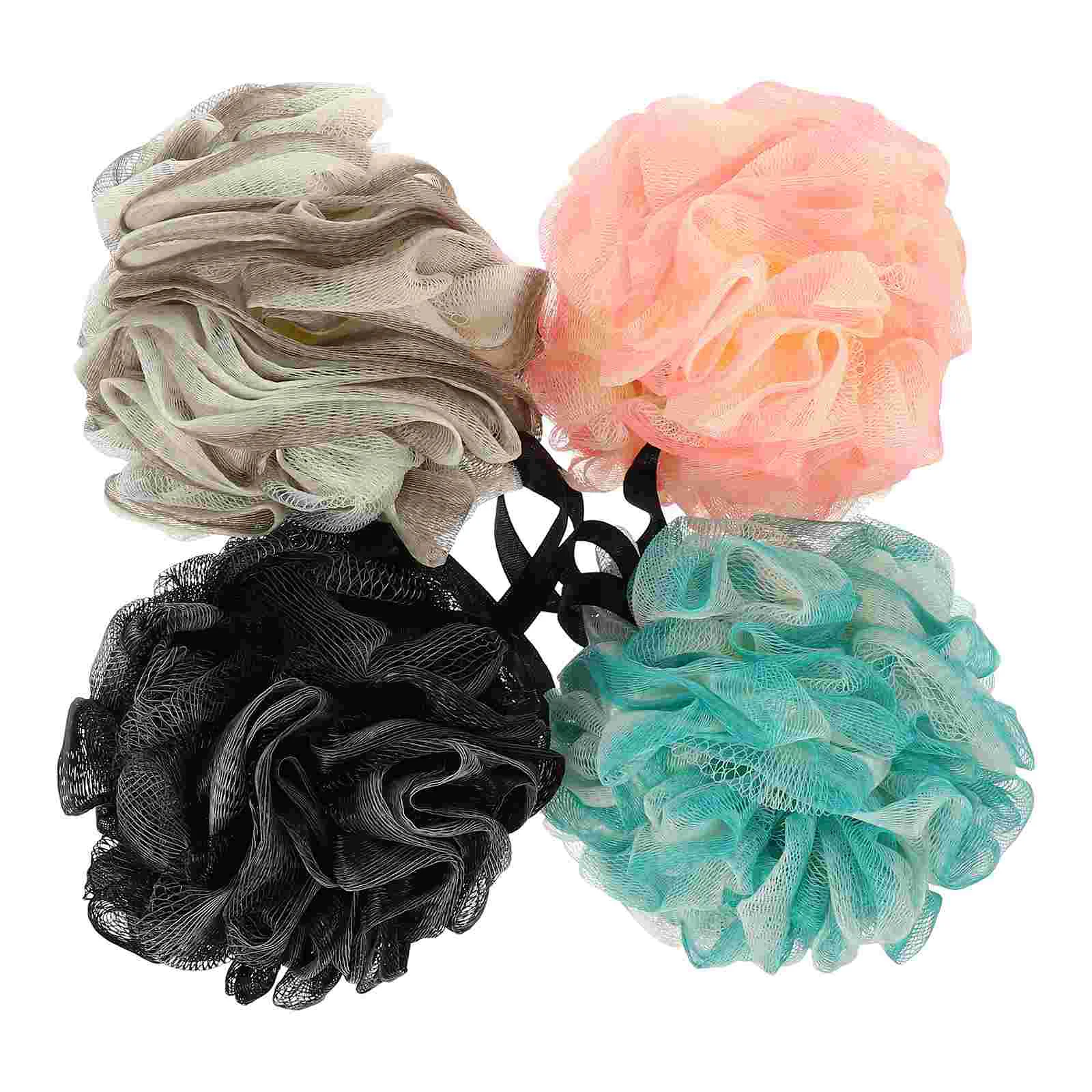 4pcs Bath Mesh Ball Bathing Ball Foaming Body Scrubber Decorative Bathing Ball Body Wash Scrubber
4pcs Bath Mesh Ball Bathing Ball Foaming Body Scrubber Decorative Bathing Ball Body Wash Scrubber