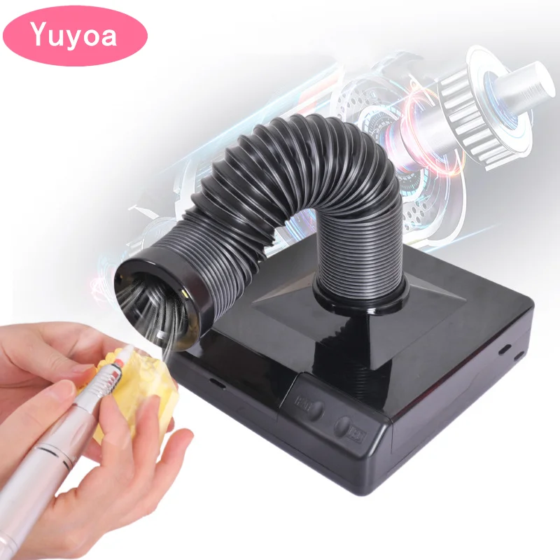 

Dental Lab Vacuum Cleaner 60W Dust Collector Extractor Dentistry Desktop Suction Machine Polisher Dual-Purpose Equipment Fan Led