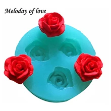 3D Rose flowers chocolate wedding cake decorating tools 3D baking fondant silicone mold used to easily create poured sugar T0157
3D Rose flowers chocolate wedding cake decorating tools 3D baking fondant silicone mold used to easily create poured sugar T0157