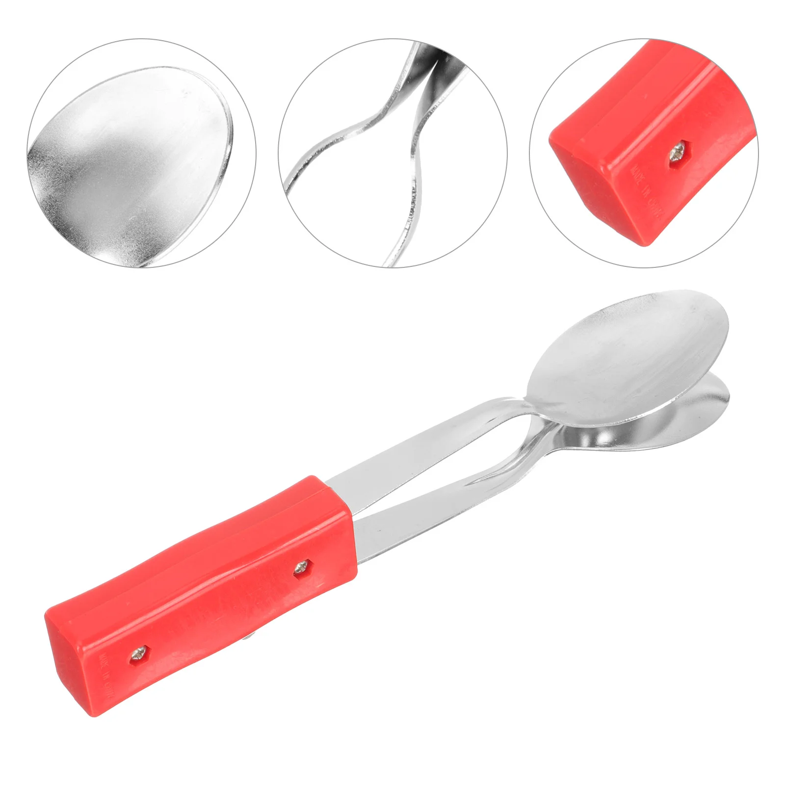 Plastic Handle Metal Musical Spoon Creative Percussion Spoon Funny Chic Music Toy Kids Learning Percussion Musical Spoon
Plastic Handle Metal Musical Spoon Creative Percussion Spoon Funny Chic Music Toy Kids Learning Percussion Musical Spoon