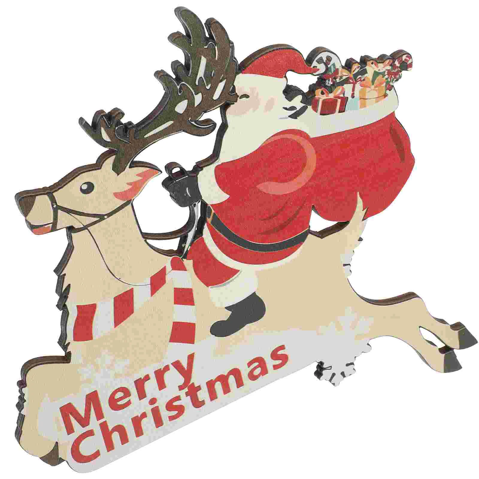 Christmas House Sign Chair Drawer Table Furniture Corner Decoration (Santa Claus Riding Deer) Favor Ornament Gift Wood Party
Christmas House Sign Chair Drawer Table Furniture Corner Decoration (Santa Claus Riding Deer) Favor Ornament Gift Wood Party