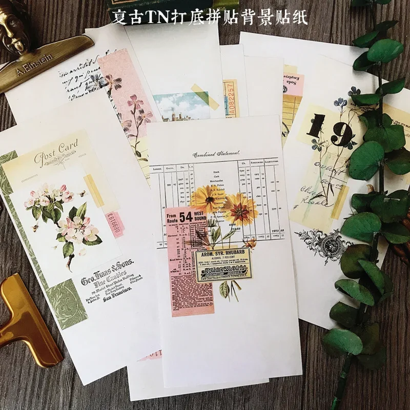 9 Sheet Tim Holtz Flower Vintage Stickers Junk Journal Ephemera Label Ticket DIY Album Aesthetic Stickers Scrapbooking Material
9 Sheet Tim Holtz Flower Vintage Stickers Junk Journal Ephemera Label Ticket DIY Album Aesthetic Stickers Scrapbooking Material