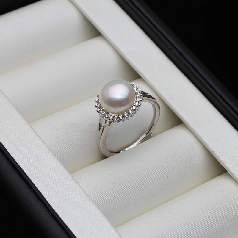 Wedding 925 Sterling Silver Adjustable Natural Freshwater Pearl Rings For Women Anniversary Git White Black
Wedding 925 Sterling Silver Adjustable Natural Freshwater Pearl Rings For Women Anniversary Git White Black