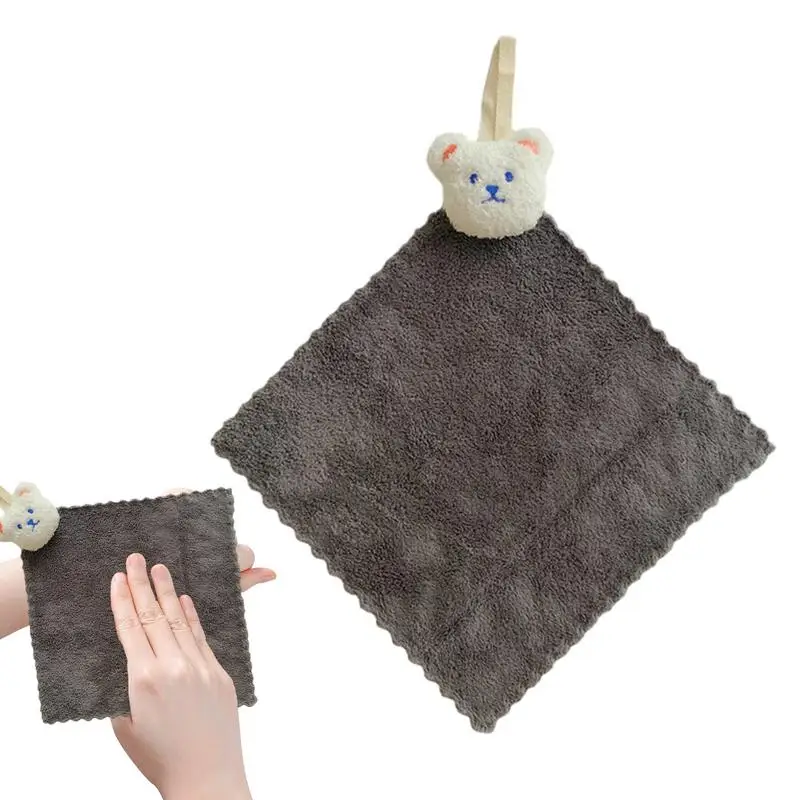 Cute Bear Hand Towel Highly Absorbent Hanging Hand Towels Washcloth Microfiber Soft Children Cartoon Towel Handkerchief For Home
Cute Bear Hand Towel Highly Absorbent Hanging Hand Towels Washcloth Microfiber Soft Children Cartoon Towel Handkerchief For Home