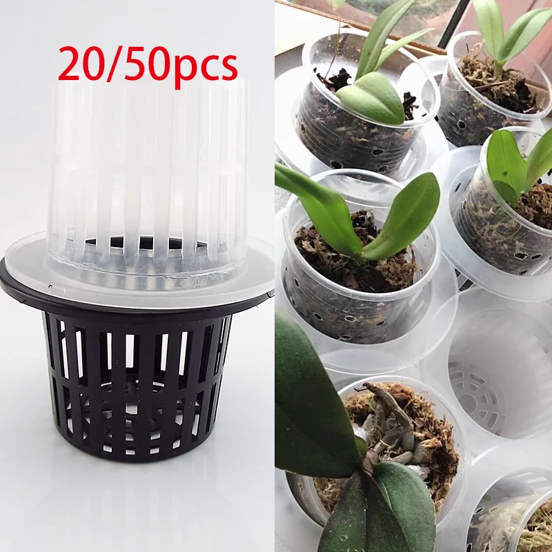 

Сетчатый горшок для гидропоники 11 х8 см, сетчатая корзина, держатель для выращивания растений, гидроаэропонная посадка, клон для рассады растений, SoillessD3