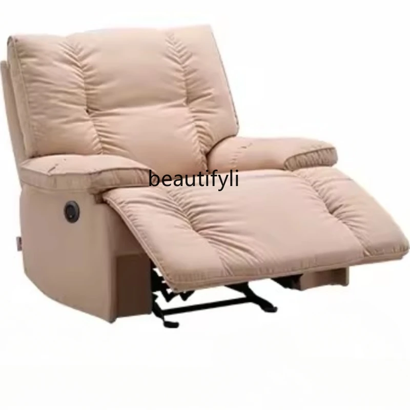 First Class Fabric Single Sofa Living Room Cream Wind Electric Retreating Nap Lazy Chair Living Room Furniture Balcony
First Class Fabric Single Sofa Living Room Cream Wind Electric Retreating Nap Lazy Chair Living Room Furniture Balcony