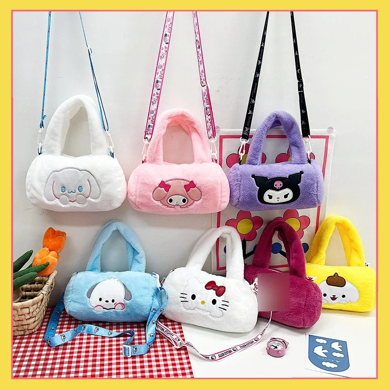Sanrio плюшевая сумка Kawaii Cinnamoroll рюкзак для хранения через плечо Hello Kitty Kuromi косметичка для женщин рождественские подарки для девочек
Sanrio плюшевая сумка Kawaii Cinnamoroll рюкзак для хранения через плечо Hello Kitty Kuromi косметичка для женщин рождественские подарки для девочек