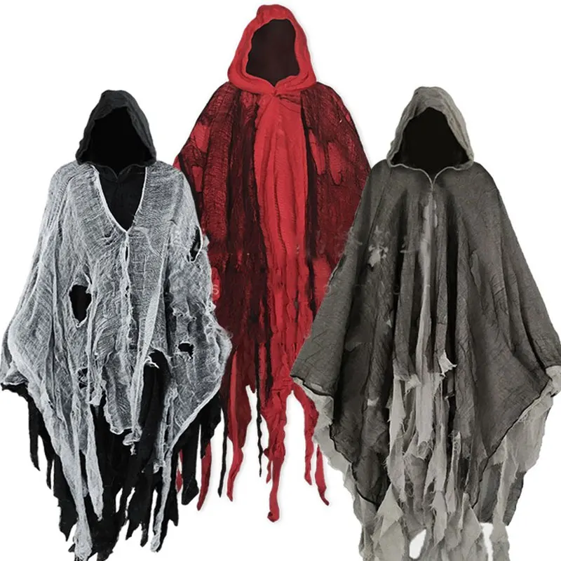 Halloween Haunted House Chamber Of Clothing Terrorist Cloak Adults Dress Up COS Death Role Secret Room Performance Decorative
Halloween Haunted House Chamber Of Clothing Terrorist Cloak Adults Dress Up COS Death Role Secret Room Performance Decorative