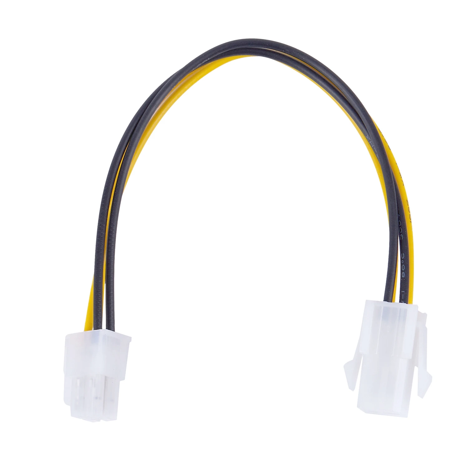 20CM/8Inch 12V 4 Pin Male to 4 Pin P4 Female CPU Power Supply Extension Cable
20CM/8Inch 12V 4 Pin Male to 4 Pin P4 Female CPU Power Supply Extension Cable