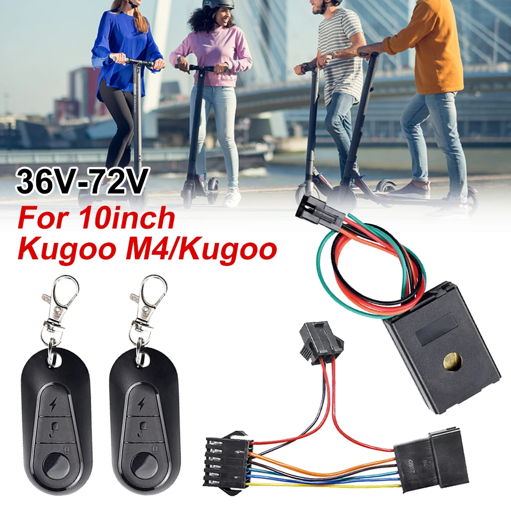 36-72V E-Bike Electric Scooter Alarm Anti-Theft Device Remote Control for Kugoo Scooter Modified for 10'' Kugoo M4 Vehicle Model
36-72V E-Bike Electric Scooter Alarm Anti-Theft Device Remote Control for Kugoo Scooter Modified for 10'' Kugoo M4 Vehicle Model
