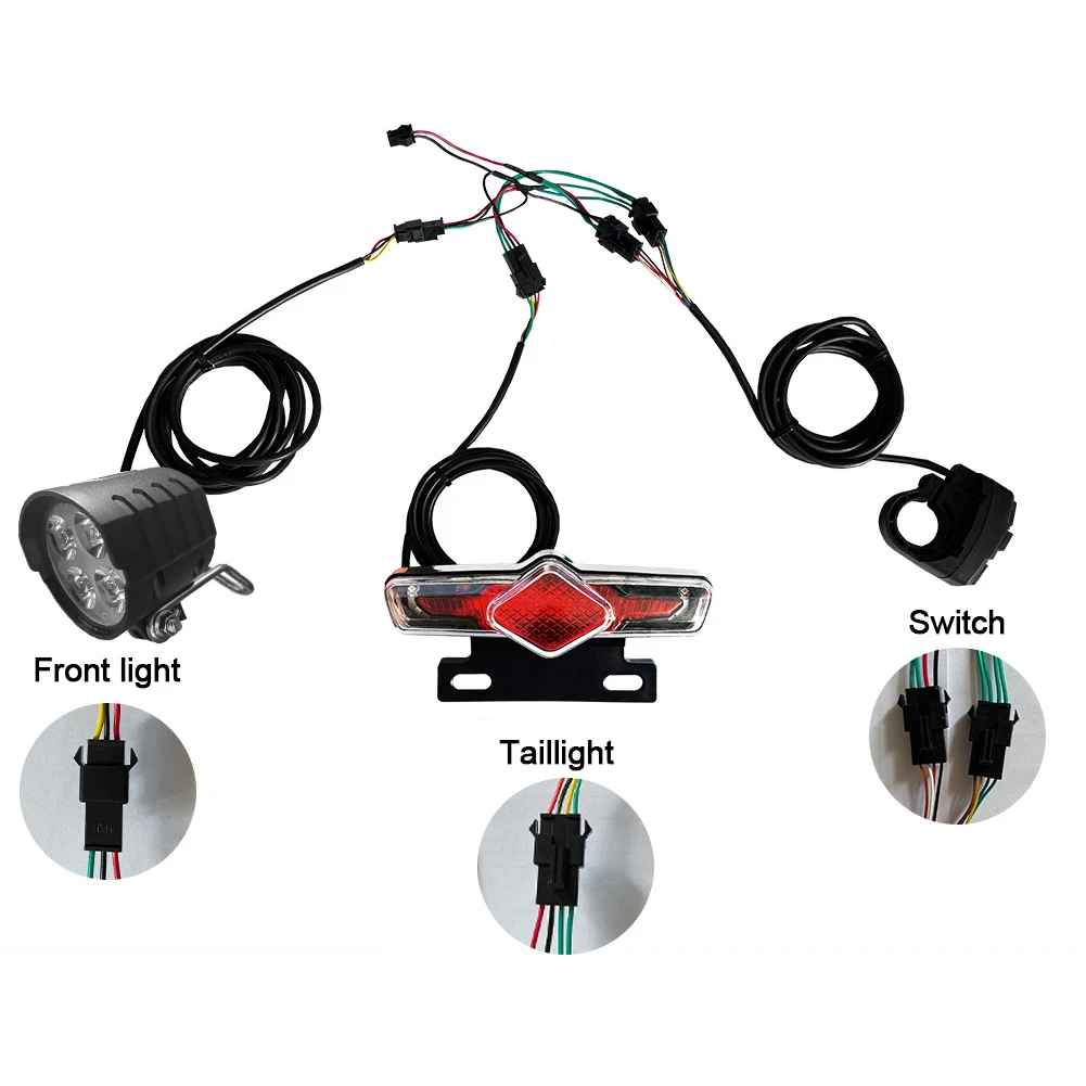 1 Set Electric Bike Front Light Rear Light DK336 Switch Cable Bicycle LED Light Set Electric Bike Light Switch Light Set Parts
1 Set Electric Bike Front Light Rear Light DK336 Switch Cable Bicycle LED Light Set Electric Bike Light Switch Light Set Parts
