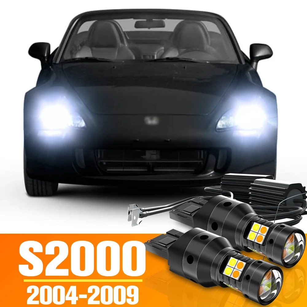 2pcs Dual Mode LED Turn Signal+Daytime Running Light DRL Accessories For Honda S2000 2004-2009 2005 2006 2007 2008
2pcs Dual Mode LED Turn Signal+Daytime Running Light DRL Accessories For Honda S2000 2004-2009 2005 2006 2007 2008