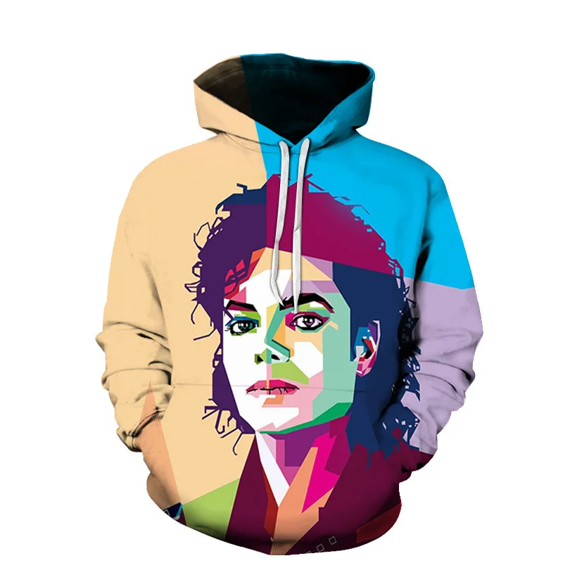 Pop Hip Hop Singer Michael Jackson hoodie for men 3D Printed Unisex Sweatshirt Plus Size Streetwear trend pullover top clothing
Pop Hip Hop Singer Michael Jackson hoodie for men 3D Printed Unisex Sweatshirt Plus Size Streetwear trend pullover top clothing