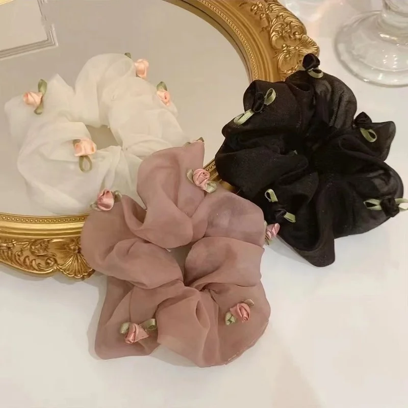 Spring Retro French Rose Mesh Large Intestine Hair Ring Fairy Instafamousrubber Band Bun Hair Rope Hair Accessories Wholesale
Spring Retro French Rose Mesh Large Intestine Hair Ring Fairy Instafamousrubber Band Bun Hair Rope Hair Accessories Wholesale