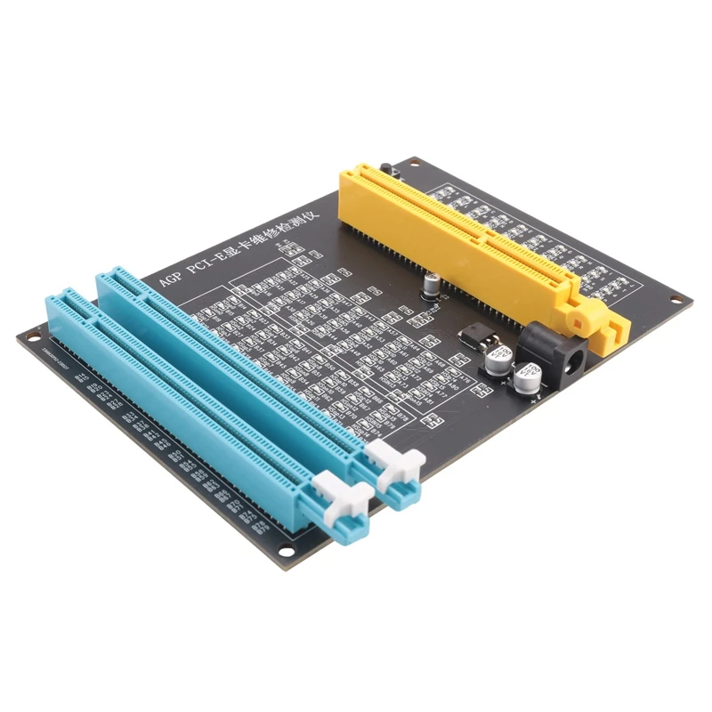 PC AGP PCI-E X16 Dual-Purpose Socket Tester Display Image Video Card Checker Tester Image Card Diagnostic Tool
PC AGP PCI-E X16 Dual-Purpose Socket Tester Display Image Video Card Checker Tester Image Card Diagnostic Tool