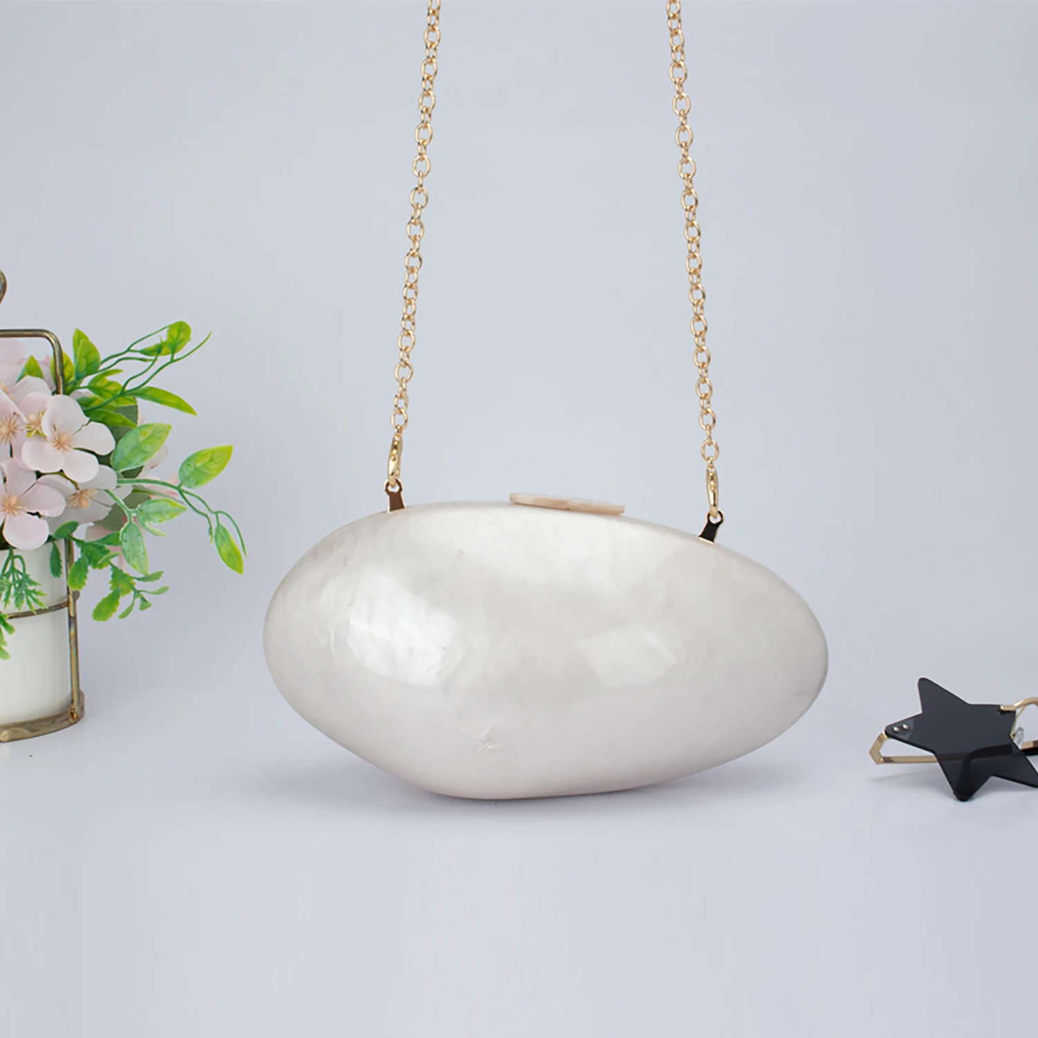 Women's Bag Evening Clutch Pearl Shell Bags Wedding Bride Handbags Party Luxury Designer Bag Champagne Chain Crossbody Purse
Women's Bag Evening Clutch Pearl Shell Bags Wedding Bride Handbags Party Luxury Designer Bag Champagne Chain Crossbody Purse
