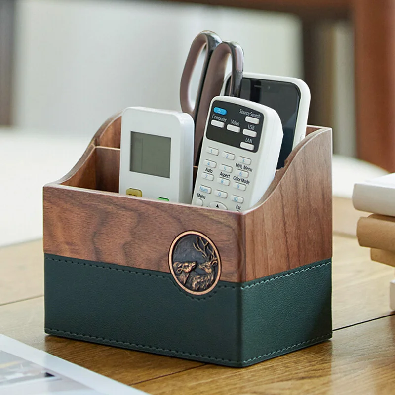 Handmade Relief Remote Control Storage Box Black Walnut Creative Living Room Tea Table Partition Arrangement Box Shelf Organizer
Handmade Relief Remote Control Storage Box Black Walnut Creative Living Room Tea Table Partition Arrangement Box Shelf Organizer