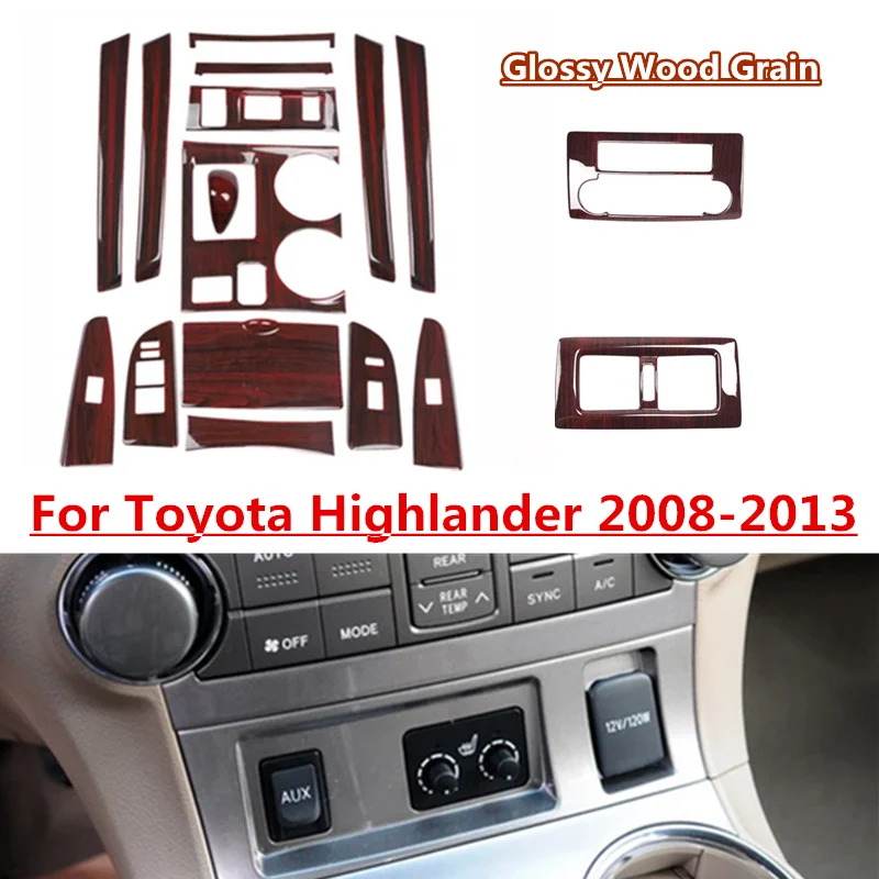 Left Hand Drive Glossy Wood Grain Console Shift Panel Trim Rear Vent Cover For Toyota Highlander 2008 2009 2010 2011 2012 2013
Left Hand Drive Glossy Wood Grain Console Shift Panel Trim Rear Vent Cover For Toyota Highlander 2008 2009 2010 2011 2012 2013