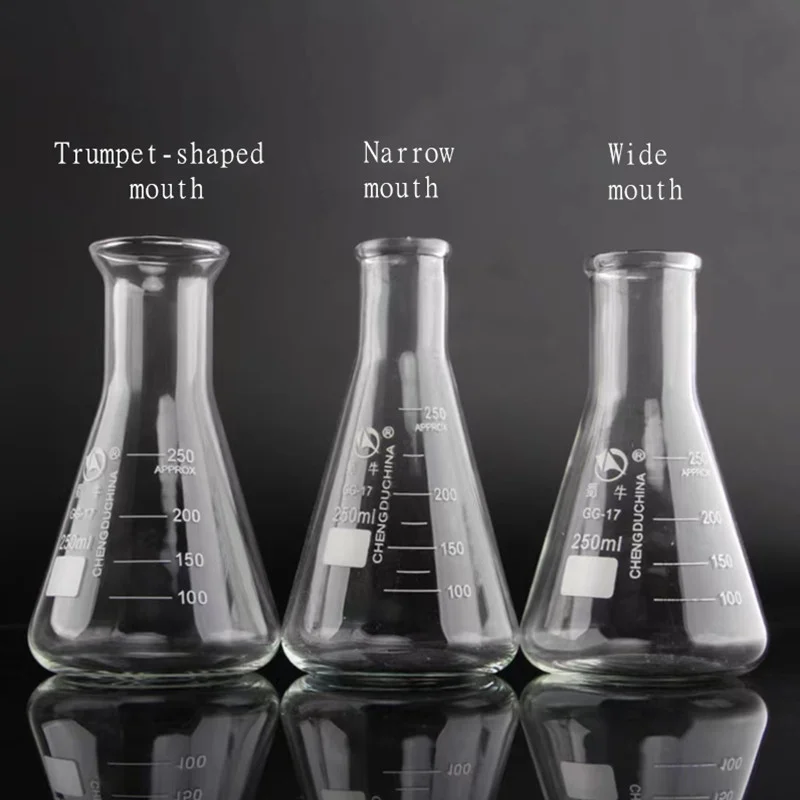 1piece 50ml/100ml/150ml/200ml/250ml/300ml/500ml/1000ml Borosilicate Glass Conical Erlenmeyer Flask for Lab Chemical Equipment
1piece 50ml/100ml/150ml/200ml/250ml/300ml/500ml/1000ml Borosilicate Glass Conical Erlenmeyer Flask for Lab Chemical Equipment