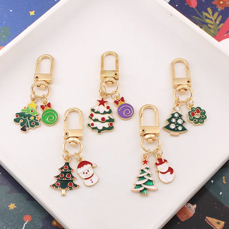 Merry Christmas Tree Snowman Key Chain Men and Woman Handbag Key Chain New Year Party Jewelry Gift Friend Child Souvenir Gift
Merry Christmas Tree Snowman Key Chain Men and Woman Handbag Key Chain New Year Party Jewelry Gift Friend Child Souvenir Gift