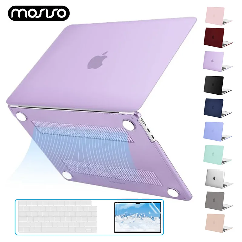 

Case for 2024 MacBook Air 13.6 A3113 A2681 Air 15 M3 A3114 M2 A2941 A2337 Pro 13 14 16 inch A2991 A2780 A2338 Shell Cover