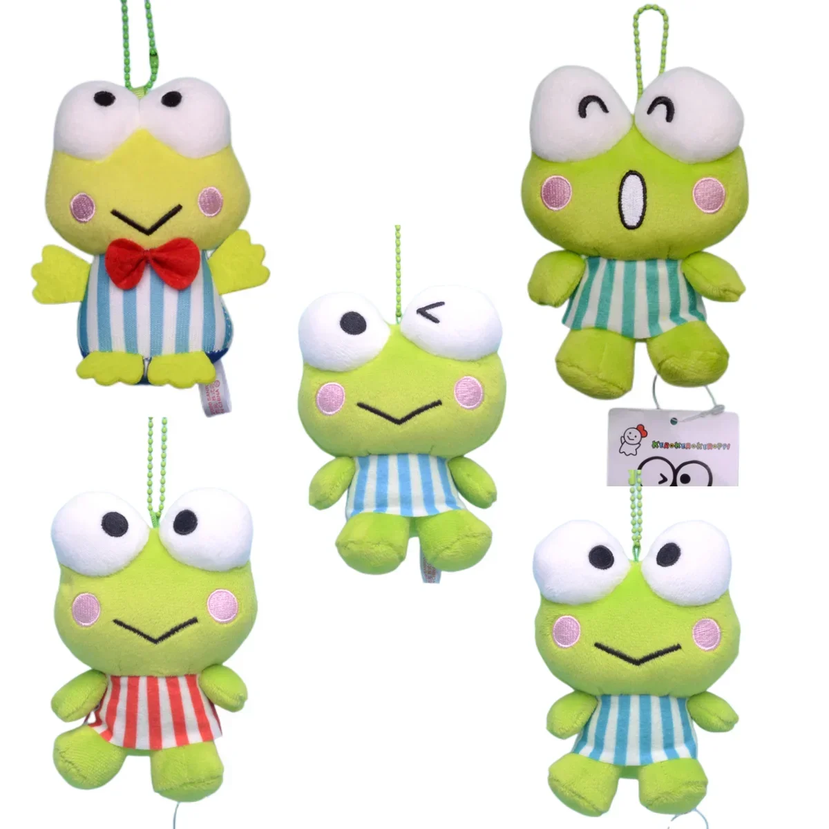 

Sanrio Cute Kero Kero Keroppi Plush Doll Backpack Pendant Anime Cartoon Cute Cute Frog Keychain Boy Girl Toy Holiday Gift