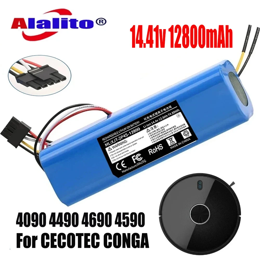 Аккумуляторная батарея для робота CECOTEC CONGA 14,8 6500 100% 4090 4490, 4690 в, 4590 мАч
Аккумуляторная батарея для робота CECOTEC CONGA 14,8 6500 100% 4090 4490, 4690 в, 4590 мАч