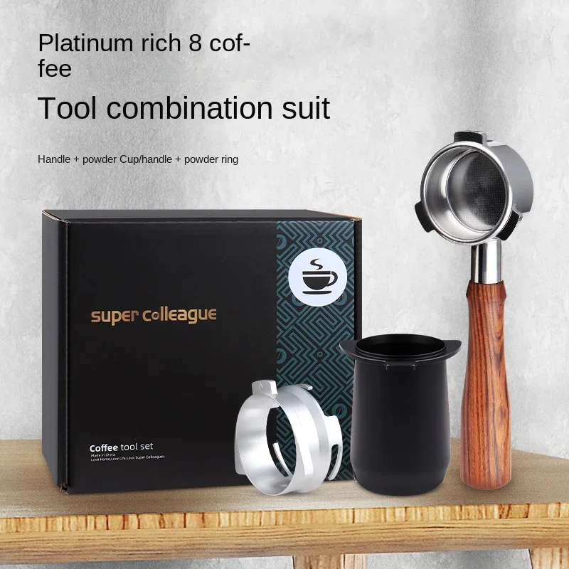 Italian Pour Over Coffee Handle Powder Receiver Tools Rotating Ring Sets with Gift Box Household Coffeeware 304 Stainless Steel
Italian Pour Over Coffee Handle Powder Receiver Tools Rotating Ring Sets with Gift Box Household Coffeeware 304 Stainless Steel