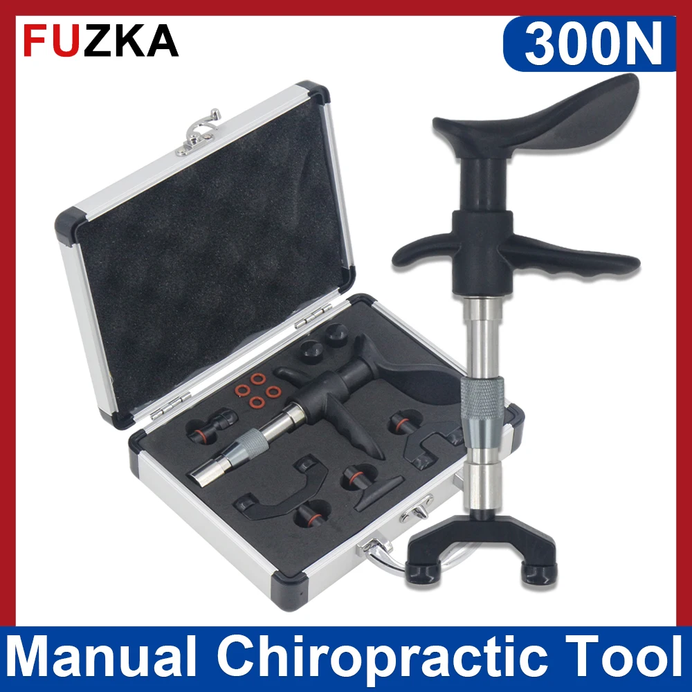 

Protable 300N Chiropractic Adjusting Tool New Manual Gun Therapy Spine Correction Tools Adjustment Strengh Body Relax Massage