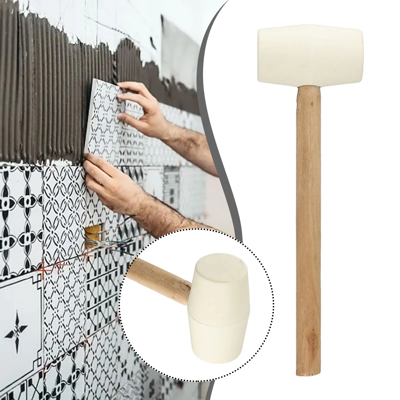 Natural Rubber Solid Wood Rubber Hammer Quantity Pc Wood Handle Back Massage Light Brightness Household Cleaning Tools
Natural Rubber Solid Wood Rubber Hammer Quantity Pc Wood Handle Back Massage Light Brightness Household Cleaning Tools