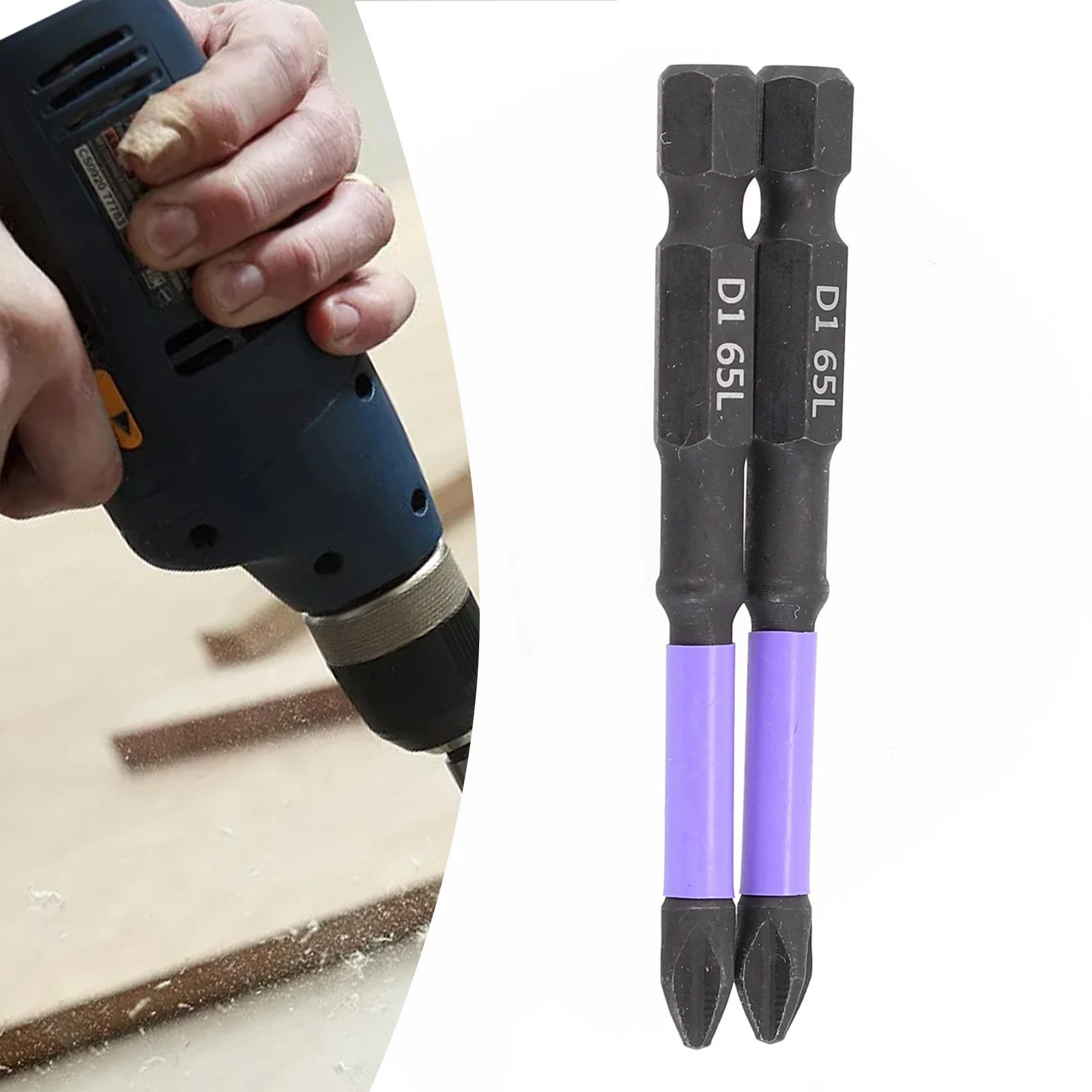 2Pcs Magnetic Non-Slip Cross Screwdriver Bits Alloy Steel 62HRC Hardness Phosphating Black Treatment For Impact Screwdrivers
2Pcs Magnetic Non-Slip Cross Screwdriver Bits Alloy Steel 62HRC Hardness Phosphating Black Treatment For Impact Screwdrivers
