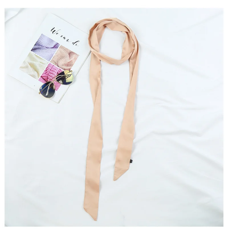 5X190CM Women Narrow Long Scarf 190x5cm Solid Color Chiffon Silk Rubber Red Tie Black Bag Ribbon Headbands Choker Streamer 33 Mallzona Se05ea1556c2f4f3b97988bca6ad7b885u 5X190CM Women Narrow Long Scarf 190x5cm Solid Color Chiffon Silk Rubber Red Tie Black Bag Ribbon Headbands Choker Streamer Mallzona