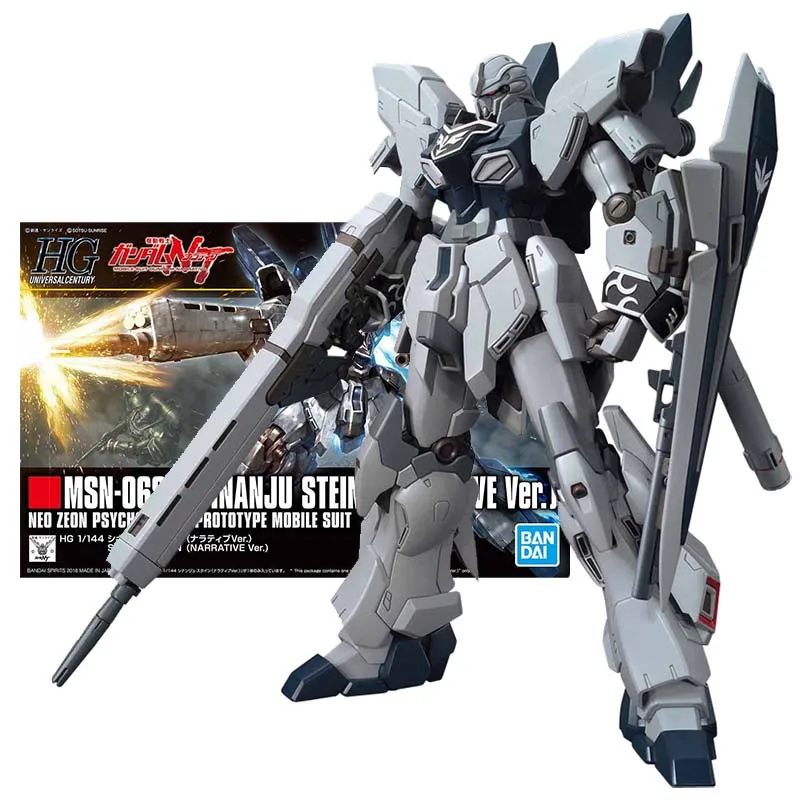Bandai Figure Gundam Model Kit Anime Figures HGUC Sinanju Stein Narrative Mobile Suit Gunpla Action Figure Toys For Boys Gift
Bandai Figure Gundam Model Kit Anime Figures HGUC Sinanju Stein Narrative Mobile Suit Gunpla Action Figure Toys For Boys Gift